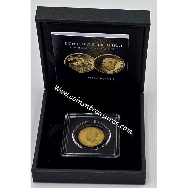 King Edward 1937 Sovereign 1/1000 Oz .999 Gold Coin 2024 GOLD AND SILVER BULLION