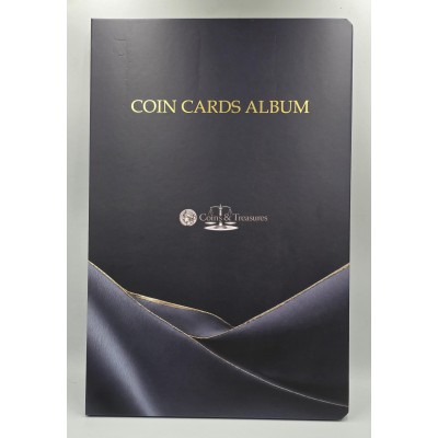 Coin Card Album for 1/1000 Oz Gold Coins in Cards Horizontal + Vertical