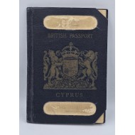 CYPRUS 1934 ISSUE BRITISH ADMINISTRATION PASSPORT CANCELLED