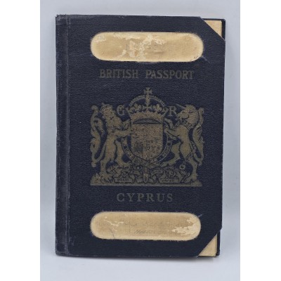CYPRUS 1934 ISSUE BRITISH ADMINISTRATION PASSPORT CANCELLED