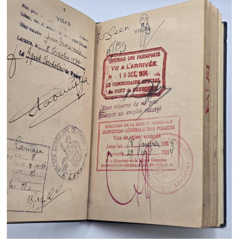 CYPRUS 1934 ISSUE BRITISH ADMINISTRATION PASSPORT CANCELLED ANTIQUES & OTHER COLLECTIBLES