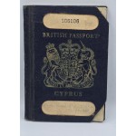 CYPRUS 1958 ISSUE BRITISH ADMINISTRATION PASSPORT CANCELLED ANTIQUES & OTHER COLLECTIBLES