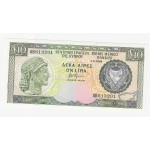 CYPRUS 10 Pounds banknote 1989 UNC p55a WORLD BANKNOTES