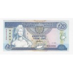 CYPRUS 20 POUNDS 1993 BANKNOTE GEM UNC p56b WORLD BANKNOTES