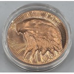 SCOTTSDALE EAGLE STACKER 1 Oz Copper Round GOLD AND SILVER BULLION