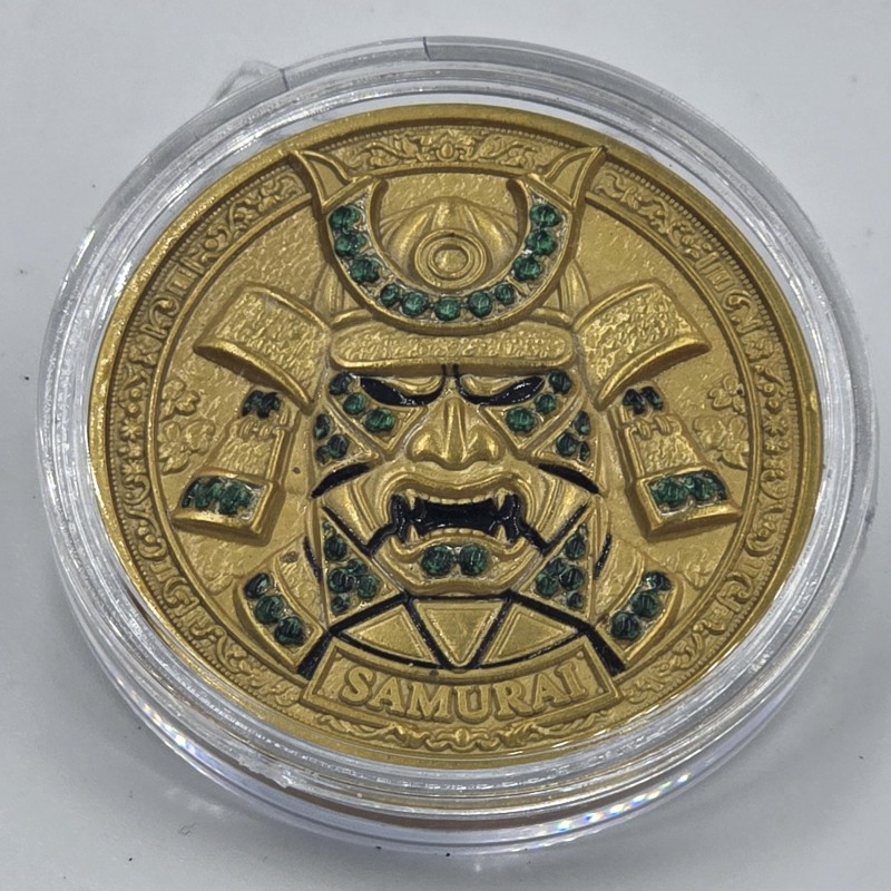 HANNYA Samurai 1 Oz Copper Round Italy 2026 GOLD AND SILVER BULLION
