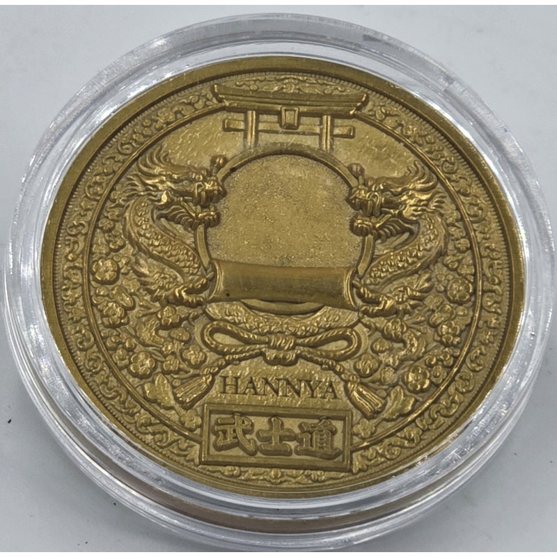 HANNYA Samurai 1 Oz Copper Round Italy 2026 GOLD AND SILVER BULLION