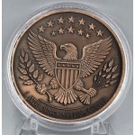 SUNSET LIBERTY Colorized 1 Oz Copper Round GOLD AND SILVER BULLION