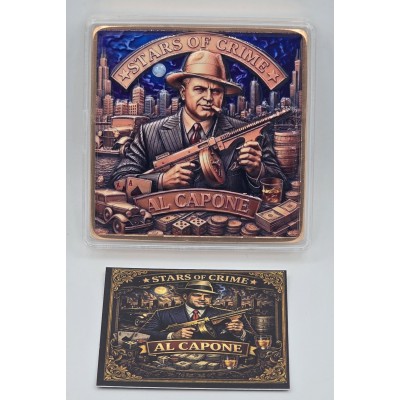 AL CAPONE Stars of Crime 5 Oz 999 Copper Bar 2026