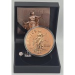 LADY JUSTICE Reverse Proof 5 Oz Copper 999 Coin Liberia 2026 GOLD AND SILVER BULLION