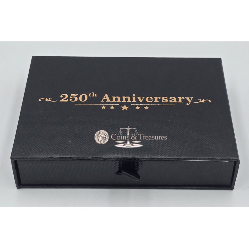 REVOLVER 3D Pistol Gun 250th Anniversary 2.5 Oz Copper 999 Medal GOLD AND SILVER BULLION