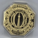 Four Horsemen of the Apocalypse Famine 24k Gold Gilded 5 oz Copper GOLD AND SILVER BULLION