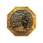 Four Horsemen of the Apocalypse Famine 24k Gold Gilded 5 oz Copper GOLD AND SILVER BULLION