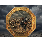 Four Horsemen of the Apocalypse Famine 24k Gold Gilded 5 oz Copper GOLD AND SILVER BULLION