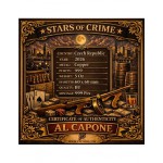 AL CAPONE Stars of Crime 5 Oz 999 Copper Bar 2026 GOLD AND SILVER BULLION