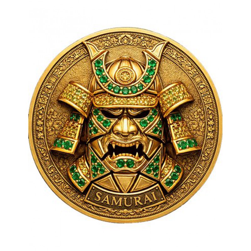 HANNYA Samurai 1 Oz Copper Round Italy 2026 GOLD AND SILVER BULLION