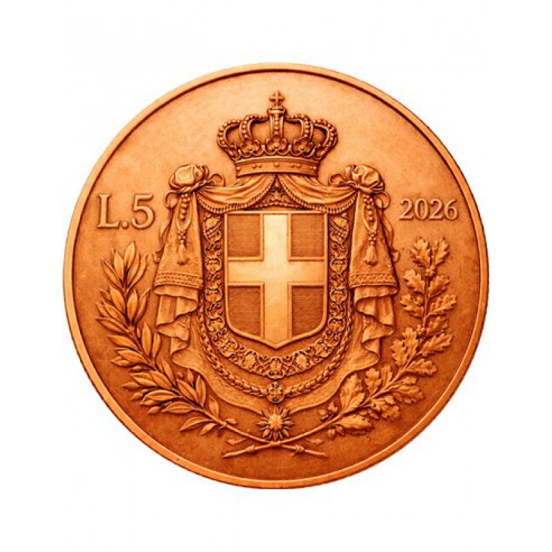ITALIA First Bullion1 Oz Copper Round Italy 2026 GOLD AND SILVER BULLION