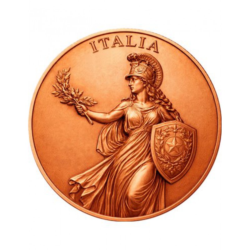 ITALIA First Bullion1 Oz Copper Round Italy 2026 GOLD AND SILVER BULLION