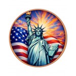 SUNSET LIBERTY Colorized 1 Oz Copper Round GOLD AND SILVER BULLION