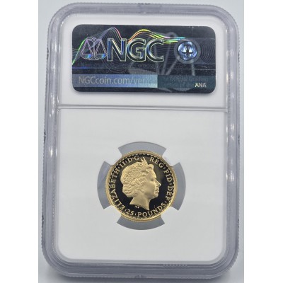 UK Great Britain 2003 Gold Proof 25 P Britannia NGC PF70 UC POP 1