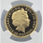 UK Great Britain 2003 Gold Proof 25 P Britannia NGC PF70 UC POP 1 WORLD COINS