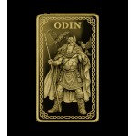 Gods of Germania Odin 1/100 oz Pure Gold bar 999.9 sealed in Blister pack GOLD AND SILVER BULLION