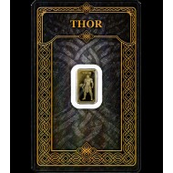 Gods of Germania Thor 1/100 oz Pure Gold bar 999.9
