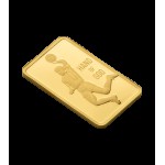 Gold bar Au 999.9 PAMP Maradona 1g Pure Gold bar in Blister pack GOLD AND SILVER BULLION