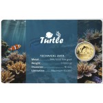 Sea Turtle 1/1000 Oz Gold coin medal 999 GOLD AND SILVER BULLION