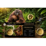Big Five of Asia animals Orangutan 1/1000 Oz Gold Coin GOLD AND SILVER BULLION