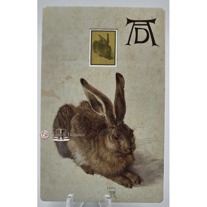 Hare Albrecht Durer 1/1000 Oz Gold 999 Coin  GOLD AND SILVER BULLION