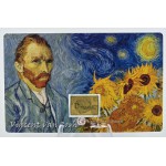 Vincent Van Gogh Collage 1/1000 Oz 999 Gold in Coin card GOLD AND SILVER BULLION