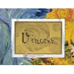 Vincent Van Gogh Collage 1/1000 Oz 999 Gold in Coin card GOLD AND SILVER BULLION