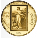 Da Vinci Leda and the Swan 1/200 Oz Gold .999 coin GOLD AND SILVER BULLION