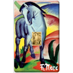 Franz Marc Blue Horse 1/1000 Oz Gold Coin 3000 Francs Chad 2024 GOLD AND SILVER BULLION