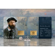 Claude Monet Collage 1/1000 Oz .999 Gold in Coin card