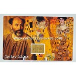 Gustav Klimt Collage 1/1000 Oz .999 Gold in Coin card GOLD AND SILVER BULLION