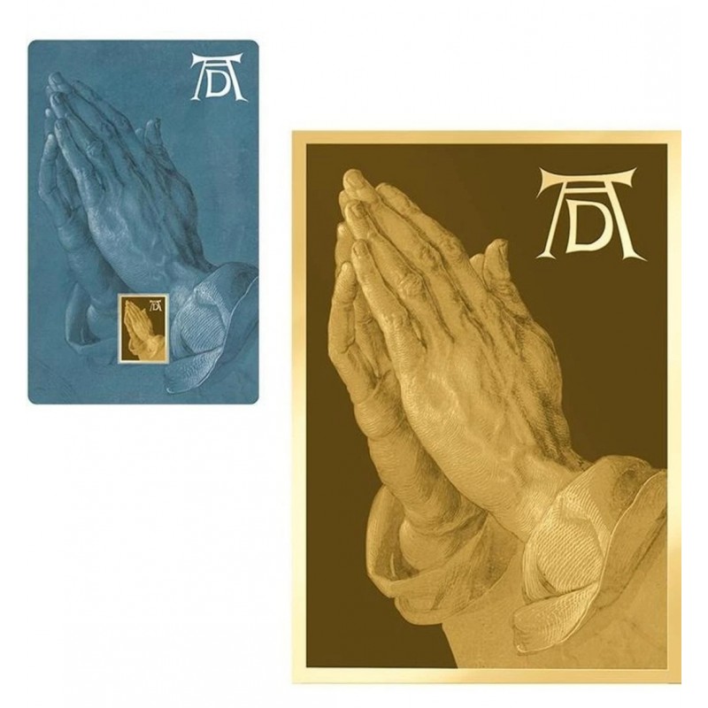 PRAYING HANDS Albrecht Durer 1/1000 Oz Gold Coin 3000 Francs GOLD AND SILVER BULLION