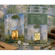 Monet Woman with Parasol 1/1000 Oz Gold Coin 3000 Francs Chad 2024