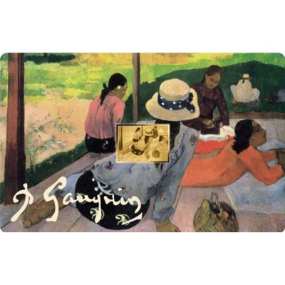 Paul Gauguin The Siesta 1/1000 Oz Gold Coin Chad
