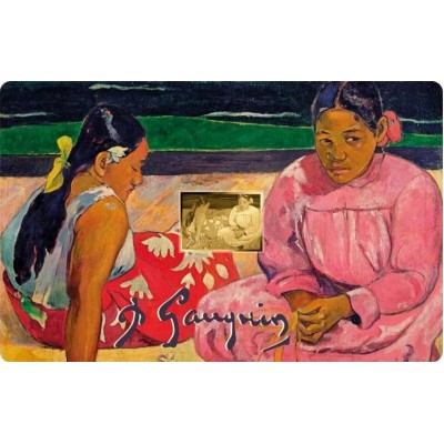Paul Gauguin Tahitian Women on the Beach 1/1000 Oz Gold Coin Chad