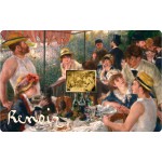Renoir The Rowers Breakfast 1/1000 Oz Gold Coin 3000 Francs Chad 2024 GOLD AND SILVER BULLION