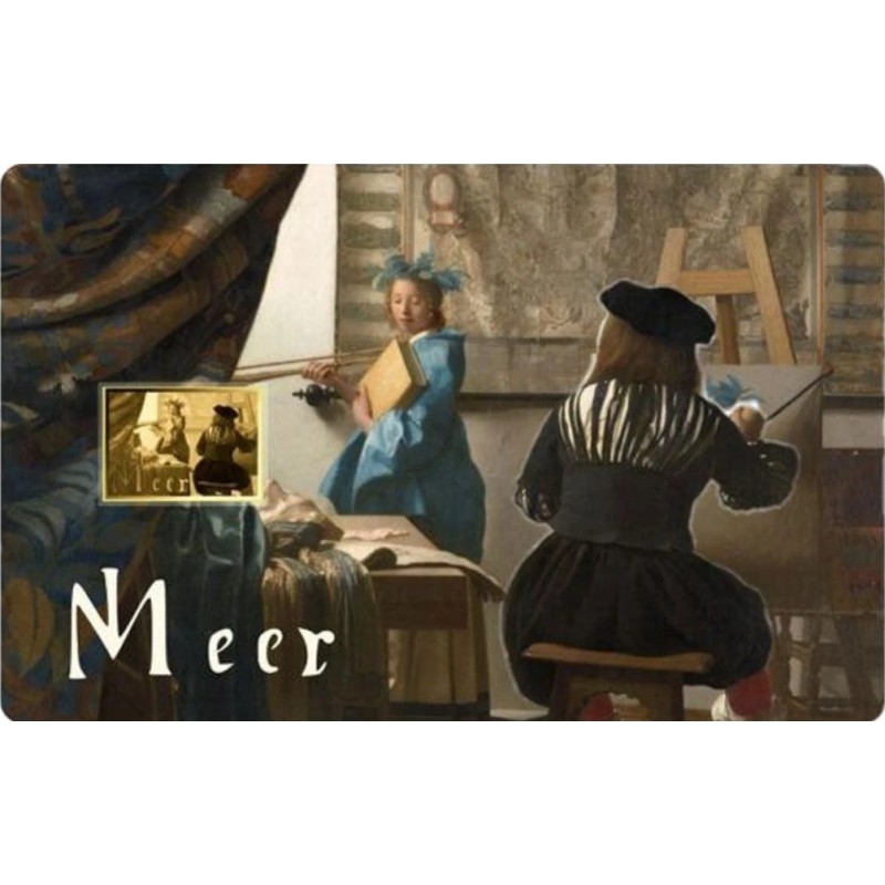 Vermeer The Art of Painting 1/1000 Oz Gold Coin 3000 Francs Chad 2024 GOLD AND SILVER BULLION
