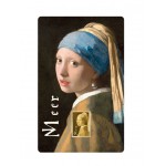 Vermeer Girl with a Pearl Earring 1/1000 Oz Gold Coin 3000 Francs Chad 2024 GOLD AND SILVER BULLION
