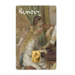 Renoir Young Girls at the Piano 1/1000 Oz Gold Coin 3000 Francs Chad 2024 GOLD AND SILVER BULLION