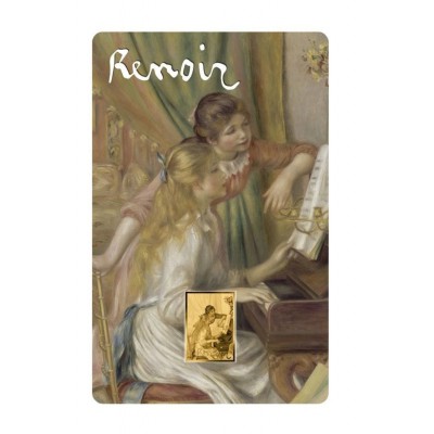 Renoir Young Girls at the Piano 1/1000 Oz Gold Coin 3000 Francs Chad 2024