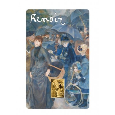 Renoir The Umbrellas 1/1000 Oz Gold Coin 3000 Francs Chad 2024