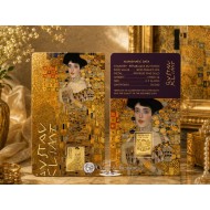 Gustav Klimt Adele 1/1000 Oz Gold Coin 3000 Francs Chad 2024