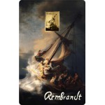 The Storm on Galilee By Rembrandt 1/1000 Oz 999 Gold Coin Bar 3000 Francs Chad GOLD AND SILVER BULLION