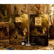 Carl Spitzweg Butterfly Hunter 1/1000 Oz Gold Coin 3000 Francs Chad 2024